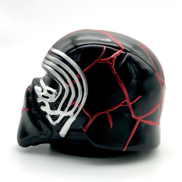 Custom Kylo Ren Helmet Kintsugi Ceramic Bank Star Wars The Rise Of Skywalker - Picture 3 of 17